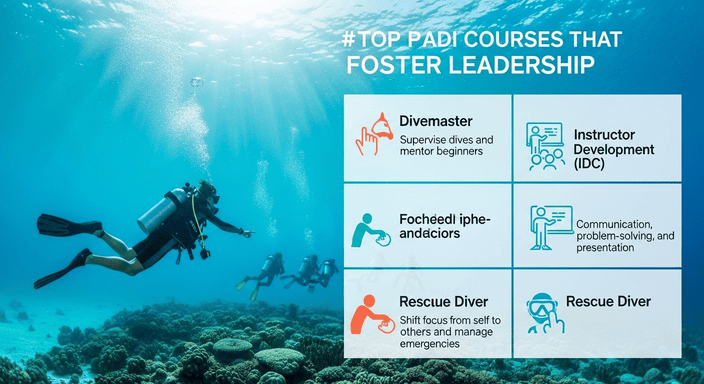 Top PADI courses that foster leadership
